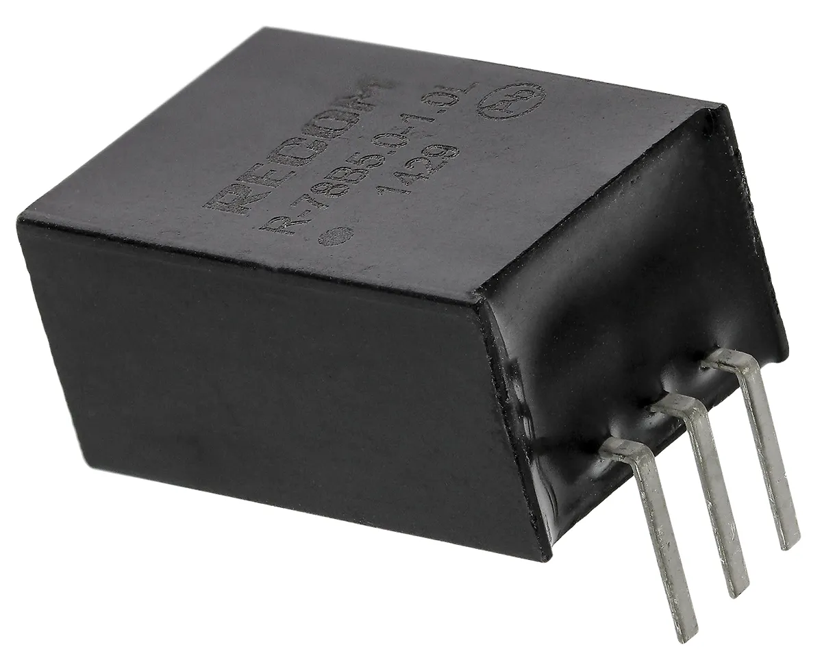 Regolatore switching Recom, ingresso 6.5 → 32V cc, uscita 5V cc, 1A, 5W