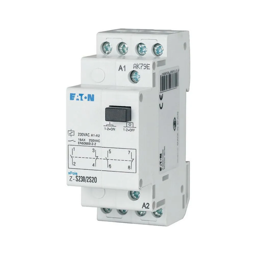 Relè a impulsi Eaton, SPST, bobina 110V ca, Guida DIN