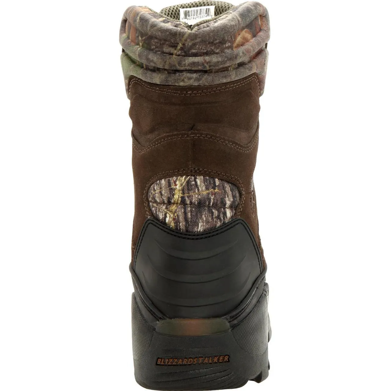 Rocky blizzardstalker pro stivale isolante thinsulate impermeabile 1200 grammi marrone mossy oak breakup camo