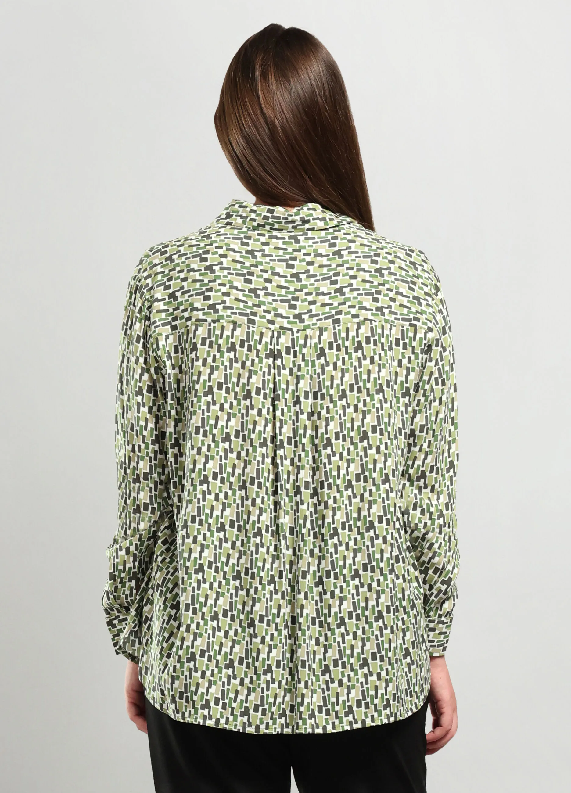 ROSA THEA  Camicia in pura viscosa donna curvy