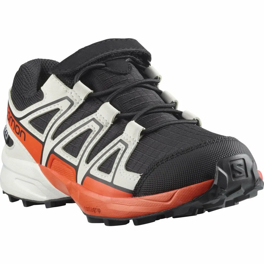 Salomon Speedcross CSWP K Black / Lunar - Scarpa Bambino Impermeabile