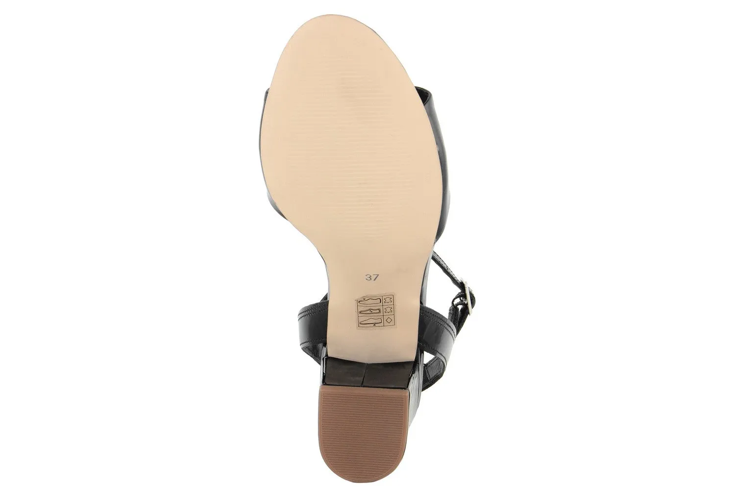 Sandali con tacco Donna In Pelle Nero