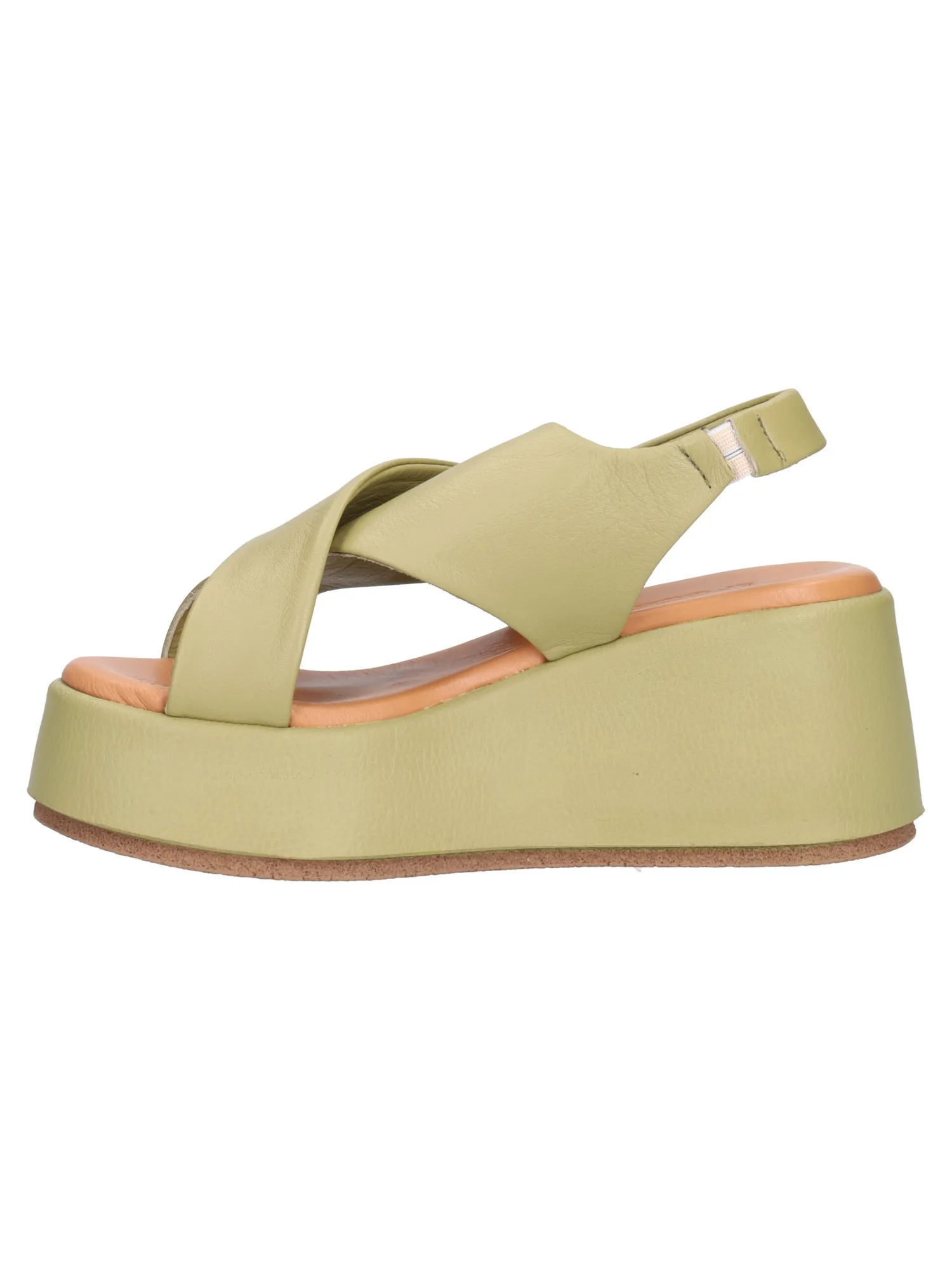 Sandalo con zeppa Epochè Xi da donna verde