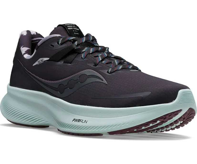 Saucony scarpa da corsa da uomo impermeabile Ride 15 Runshield S20806 01 miles to go-black