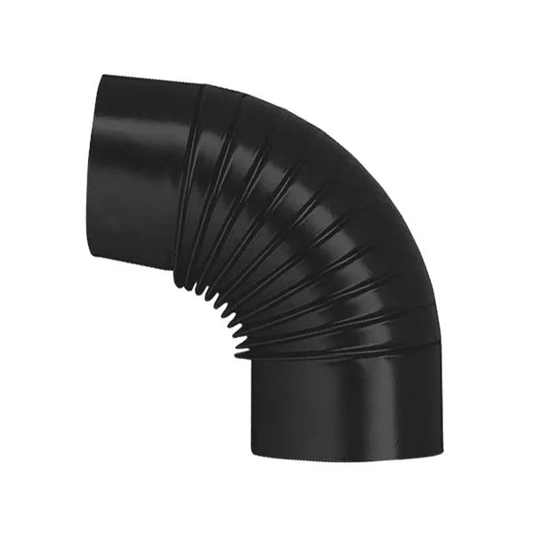 SAVE GOMITO PER STUFE SMALTATO NERO OPACO D.CM12