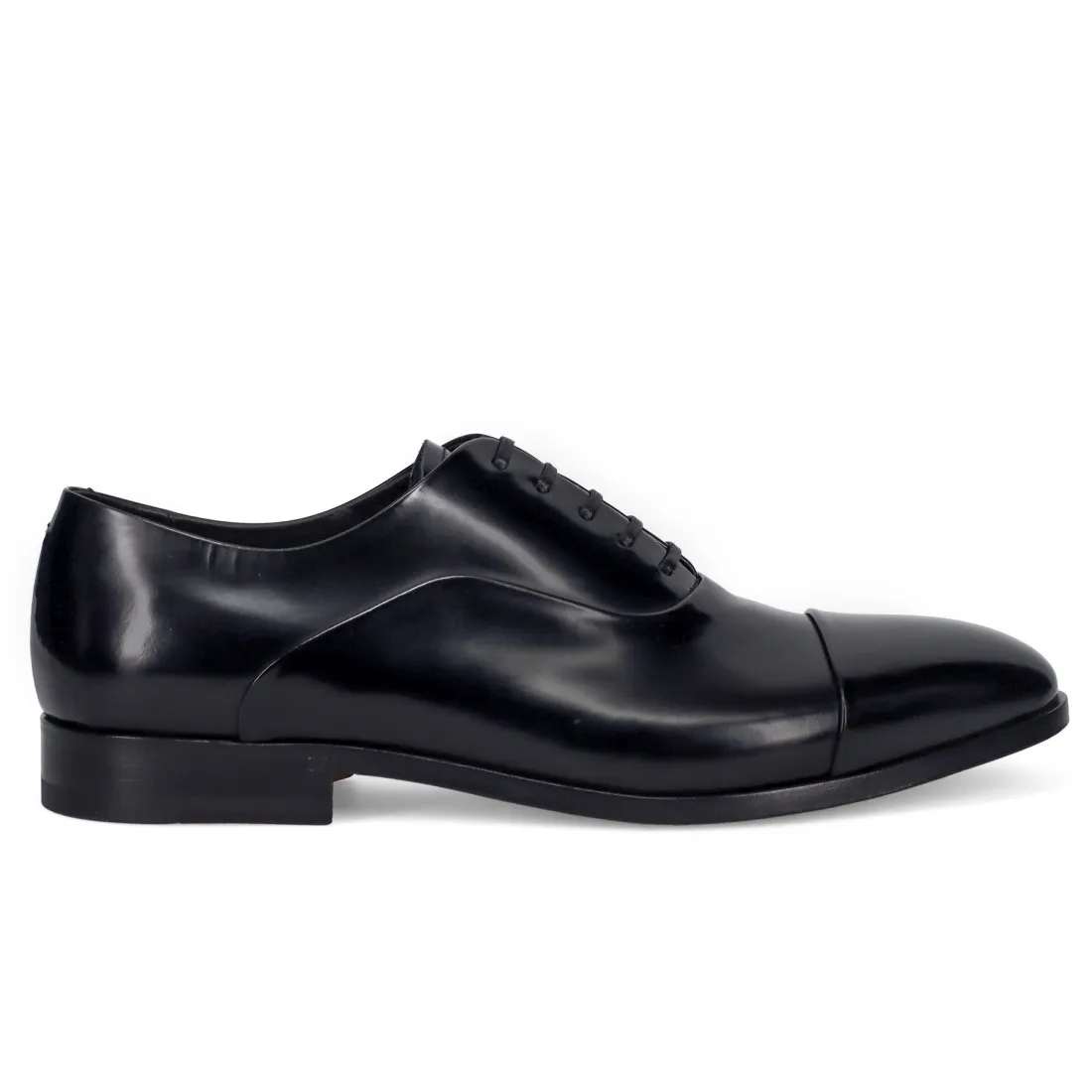 Scarpa oxford da uomo Fabi nera in pelle spazzolata