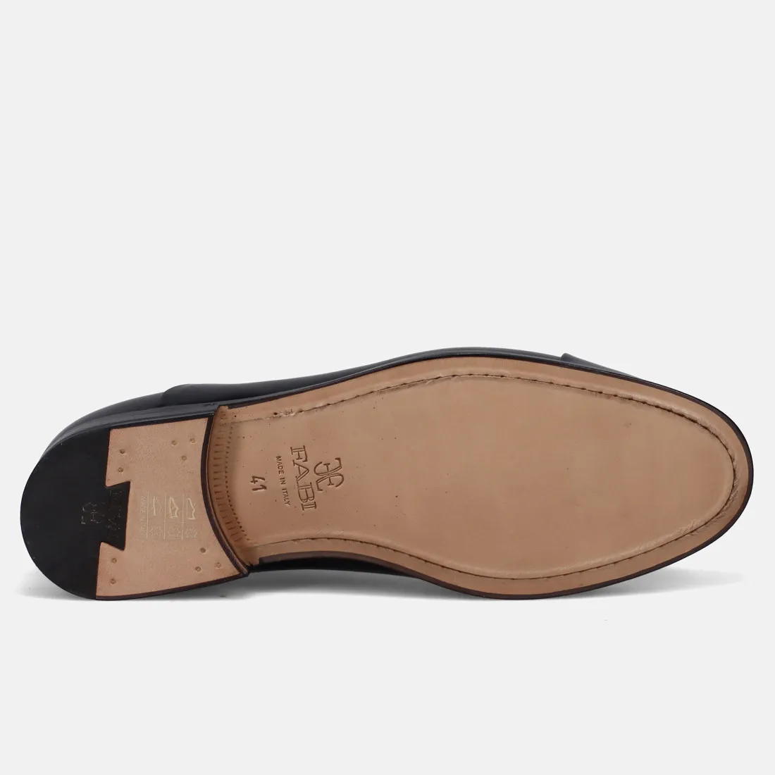 Scarpa oxford da uomo Fabi nera in pelle spazzolata