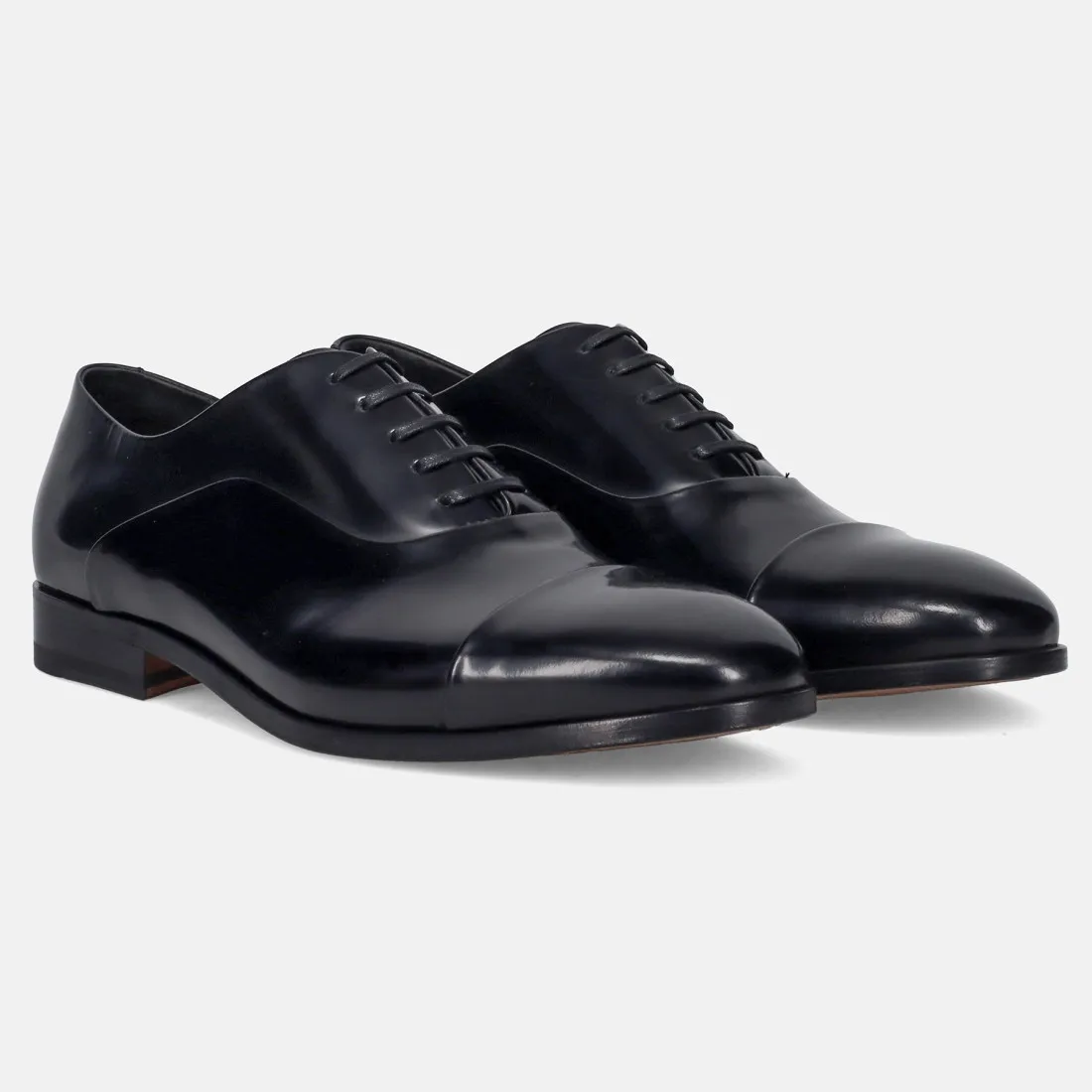 Scarpa oxford da uomo Fabi nera in pelle spazzolata