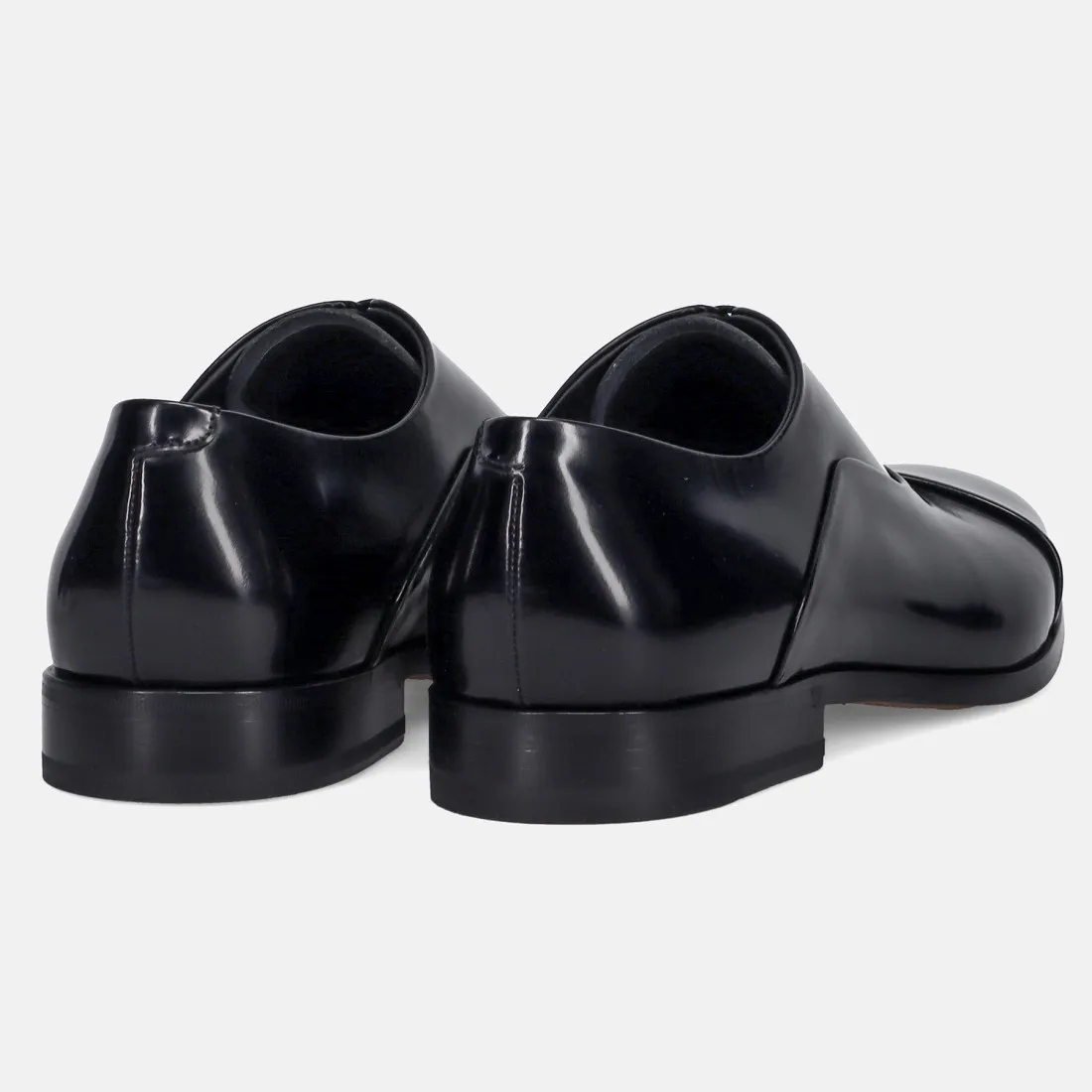 Scarpa oxford da uomo Fabi nera in pelle spazzolata