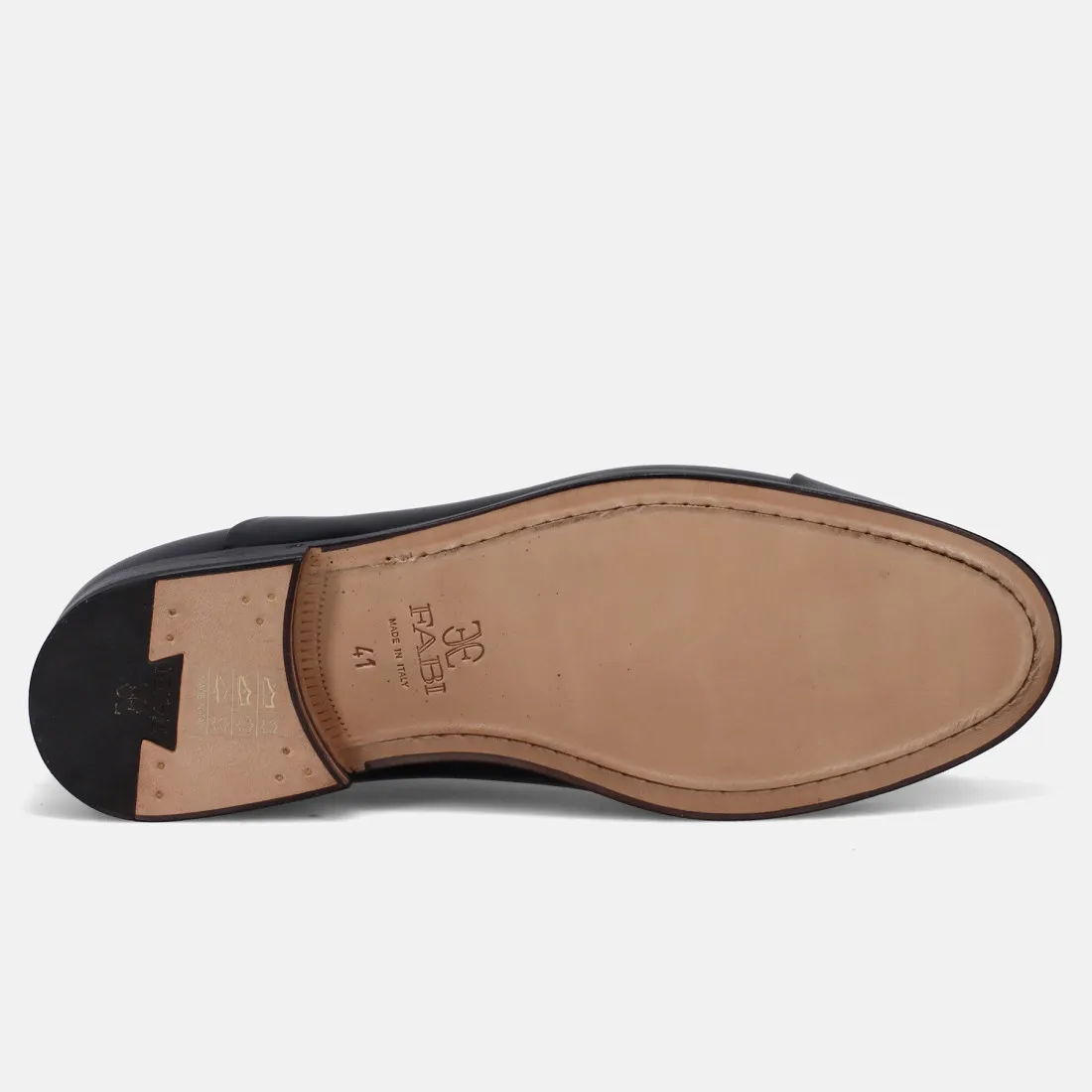 Scarpa oxford da uomo Fabi nera in pelle spazzolata