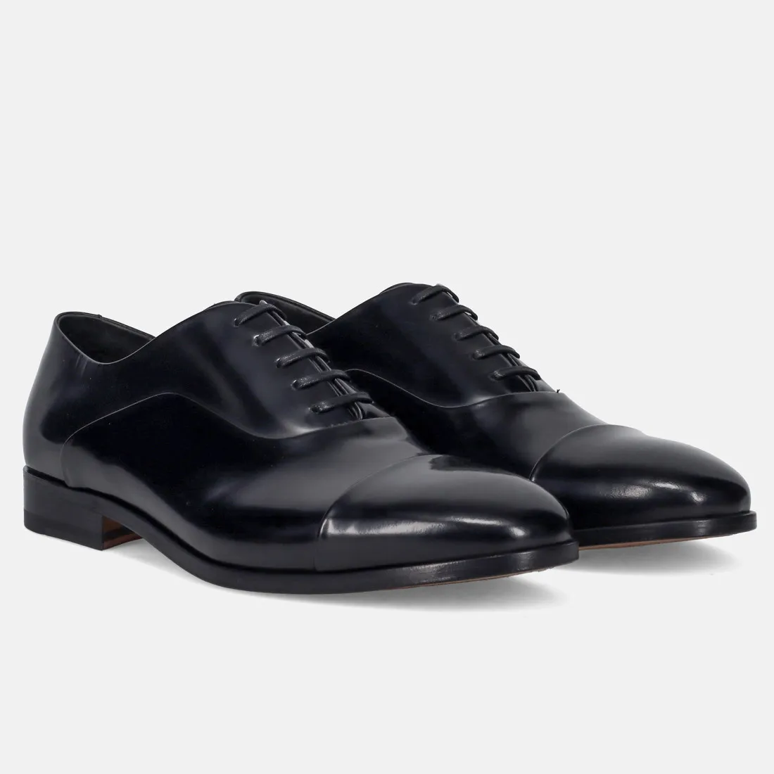 Scarpa oxford da uomo Fabi nera in pelle spazzolata