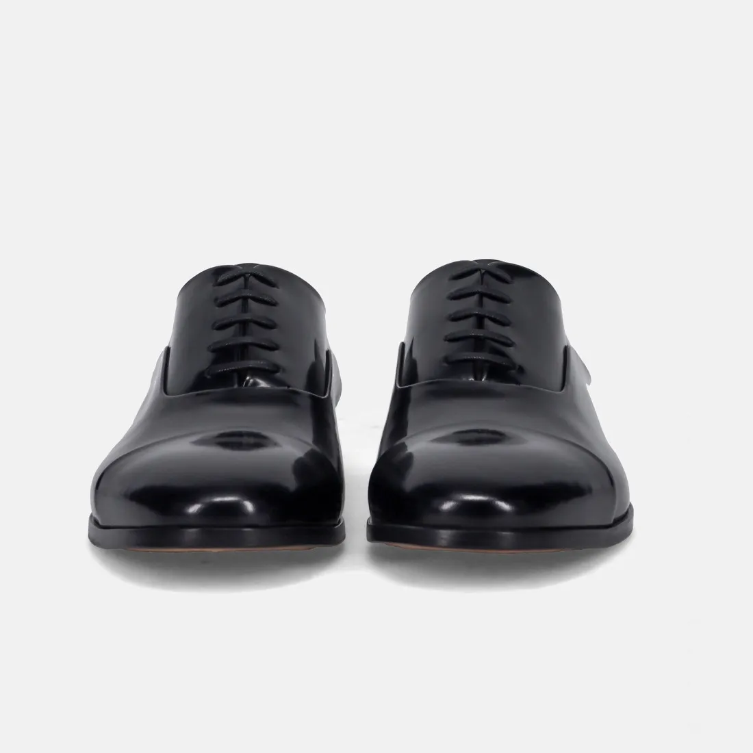 Scarpa oxford da uomo Fabi nera in pelle spazzolata