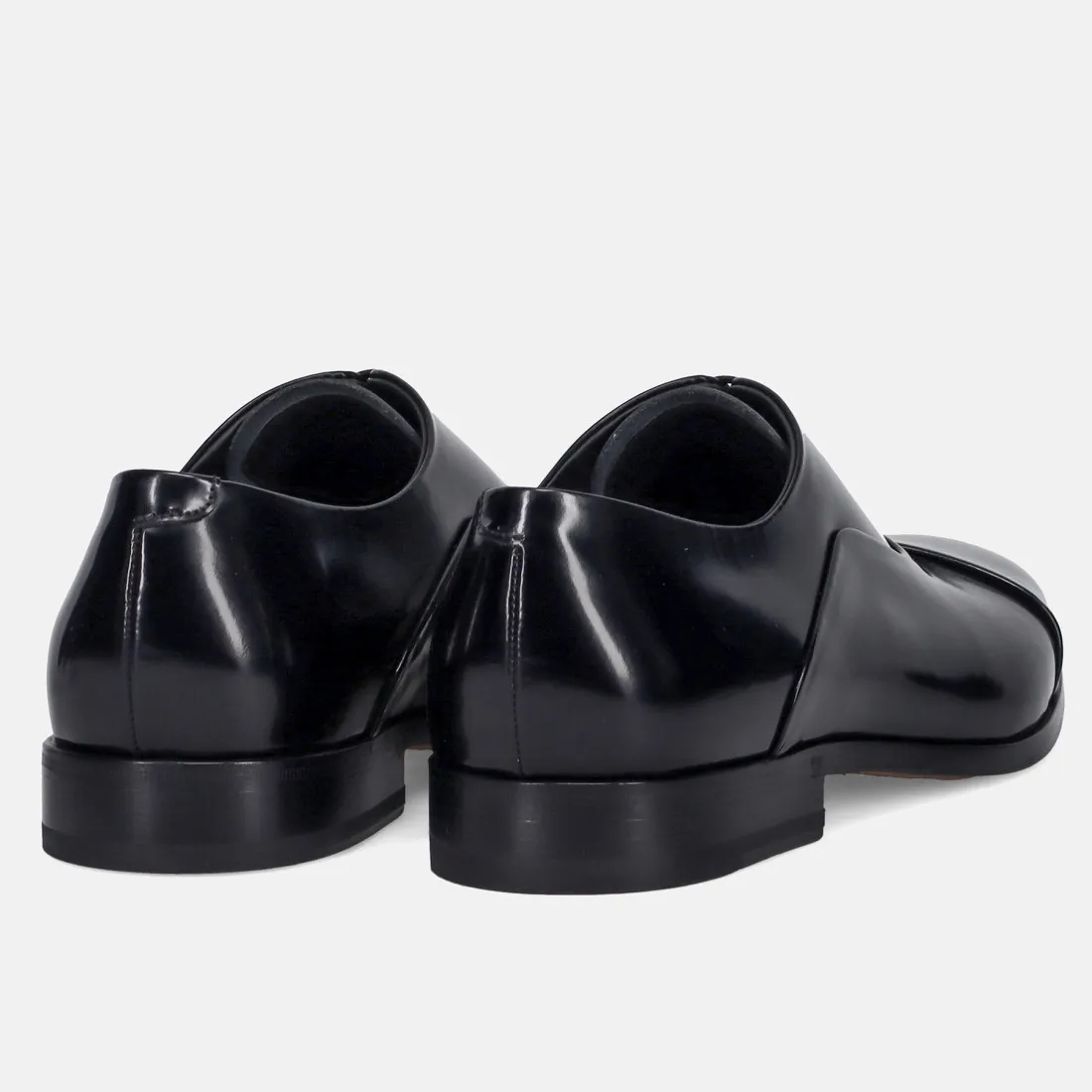 Scarpa oxford da uomo Fabi nera in pelle spazzolata