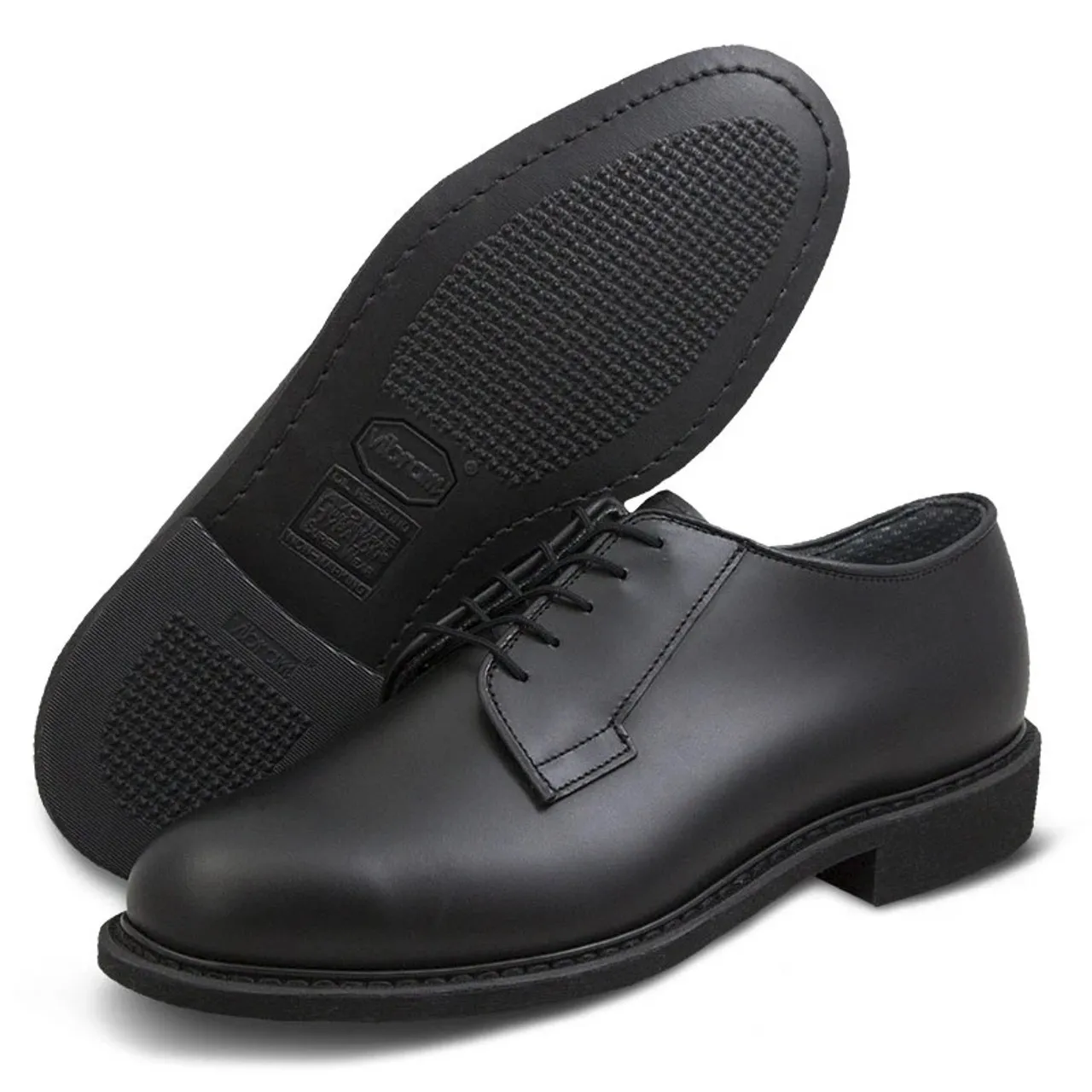 Scarpa oxford uniforme Altama nera prodotta negli Stati Uniti