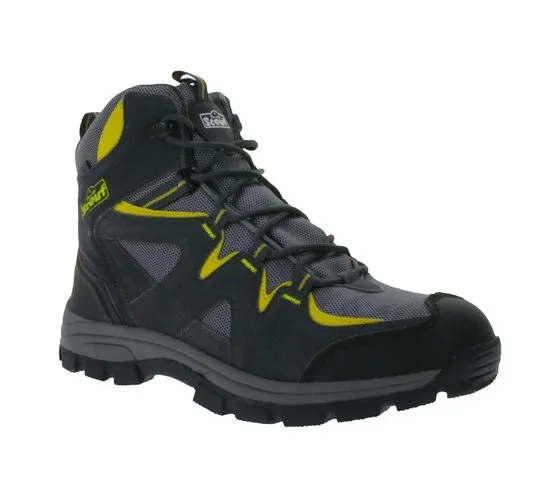 Scarpe da trekking per bambini Scout, stivali robusti con soletta estraibile 79881530 grigio