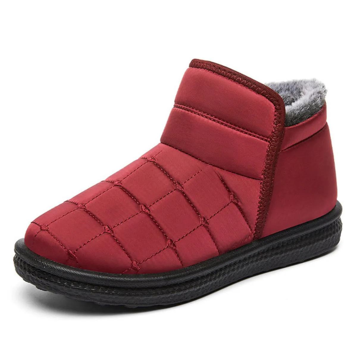 Scarpe di cotone Donna Inverno 2023 Stivali da donna Stivali caldi di cotone da donna Stivali da neve imbottiti casual Piattafor