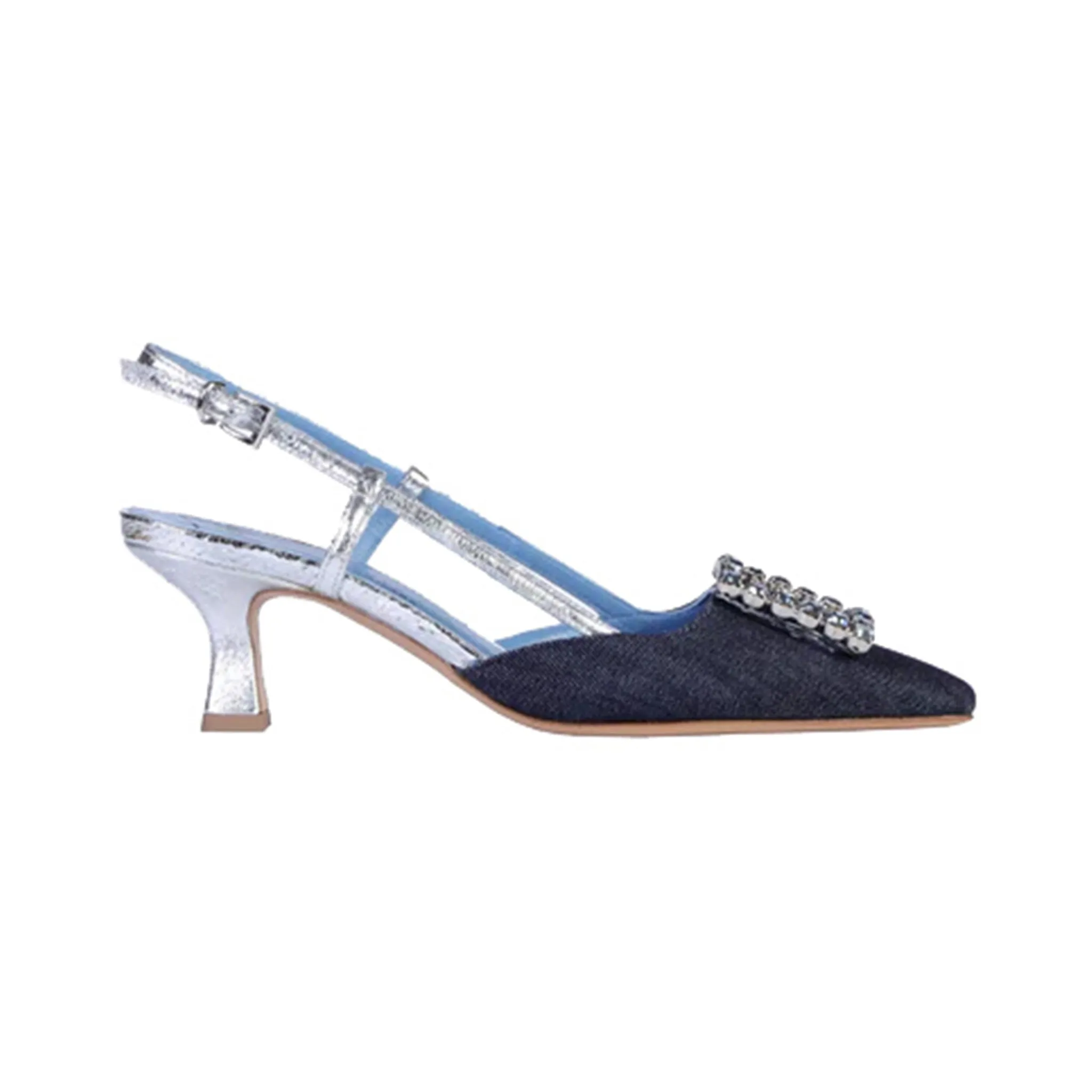Scarpe Donna con fibbia con strass