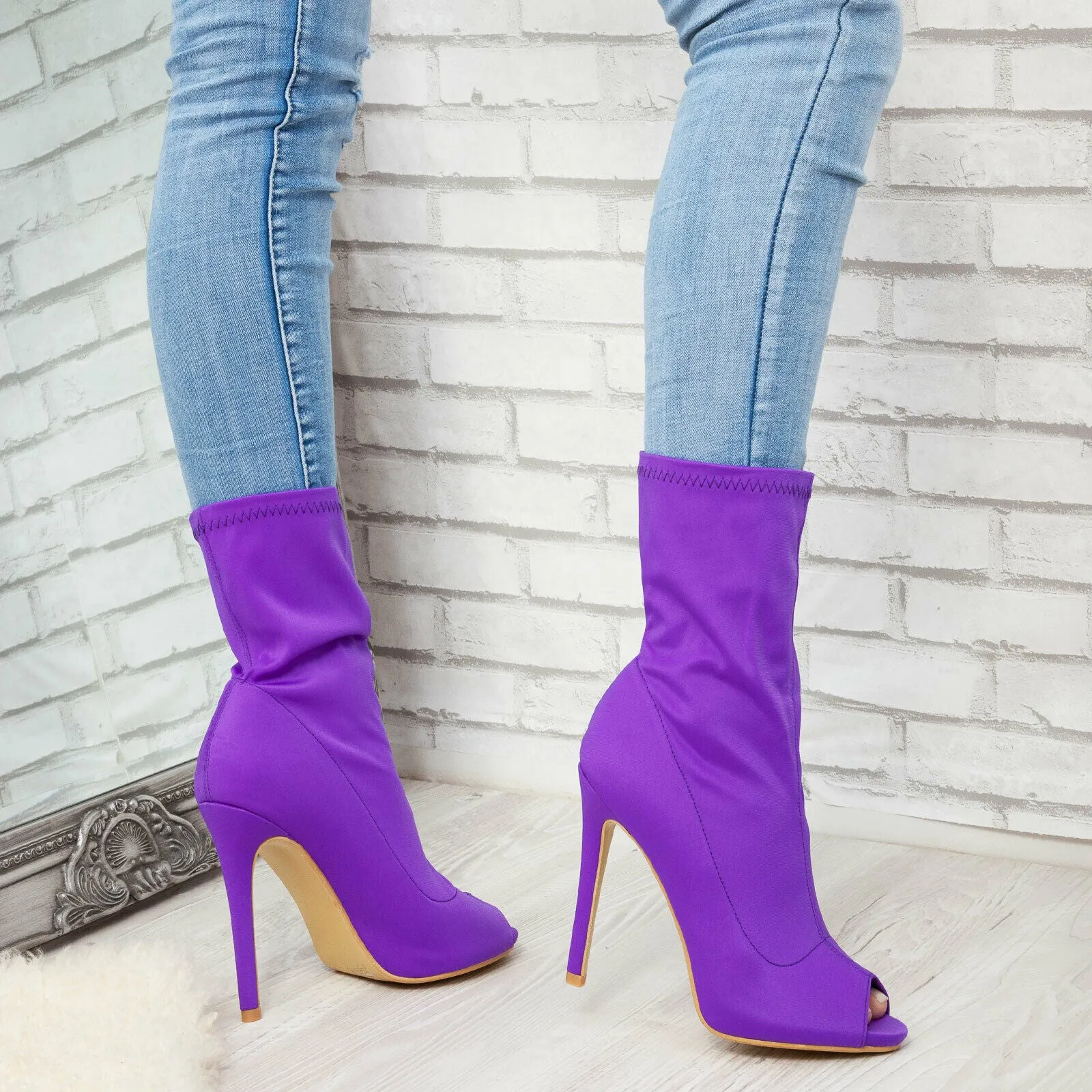 Scarpe donna stivaletti tronchetti P1AX3867-6