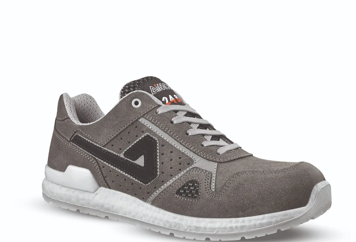 Scarpe sportive antinfortunistiche S1P AIMONT ICE Q ABI10, , Unisex tg. 42, col. Nero , con puntale di sicurezza
