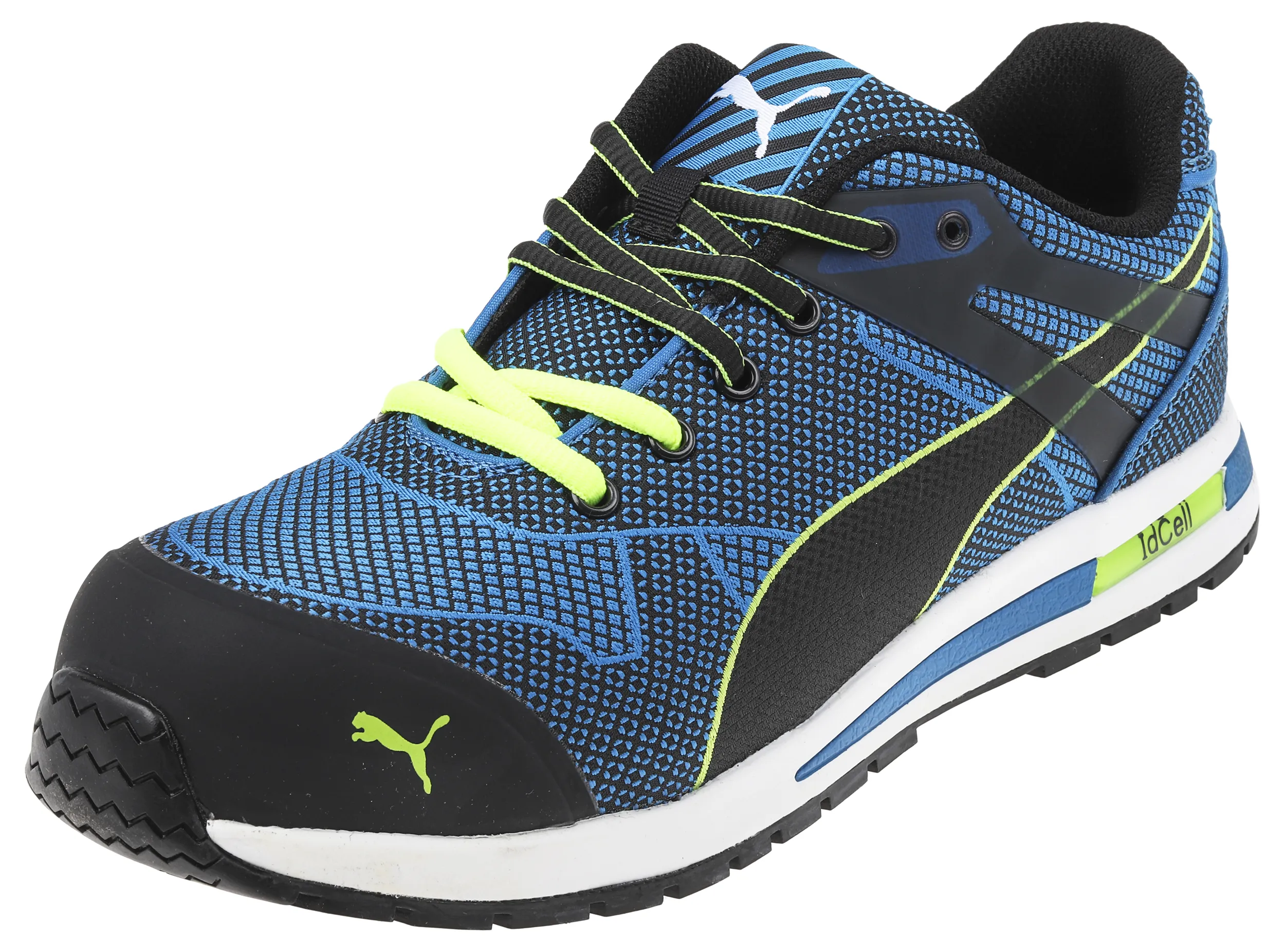 Scarpe sportive antinfortunistiche S1P Puma Safety tg. 43, col. Blu, con puntale di sicurezza