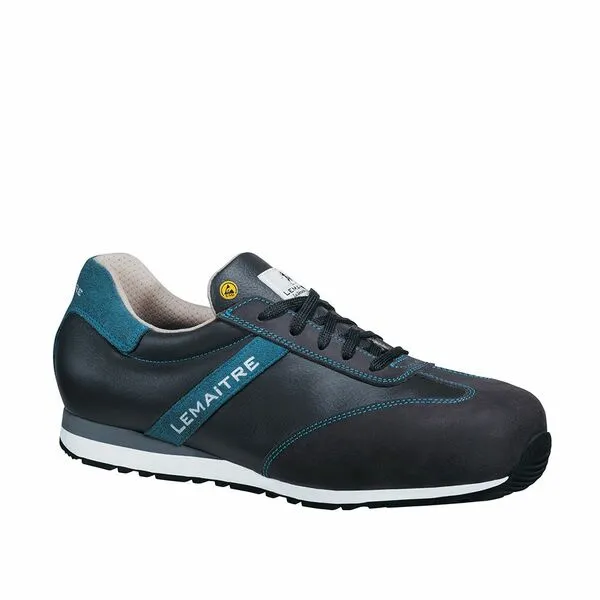 Scarpe sportive antinfortunistiche S3  Lemaitre securite MIKE, , Unisex tg. 36, col. Nero, resistenti all'acqua, con