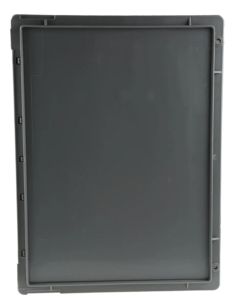 Scatola di stoccaggio Schoeller Allibert in Plastica, 10L, col. Grigio, 400mm x 300mm x 129mm