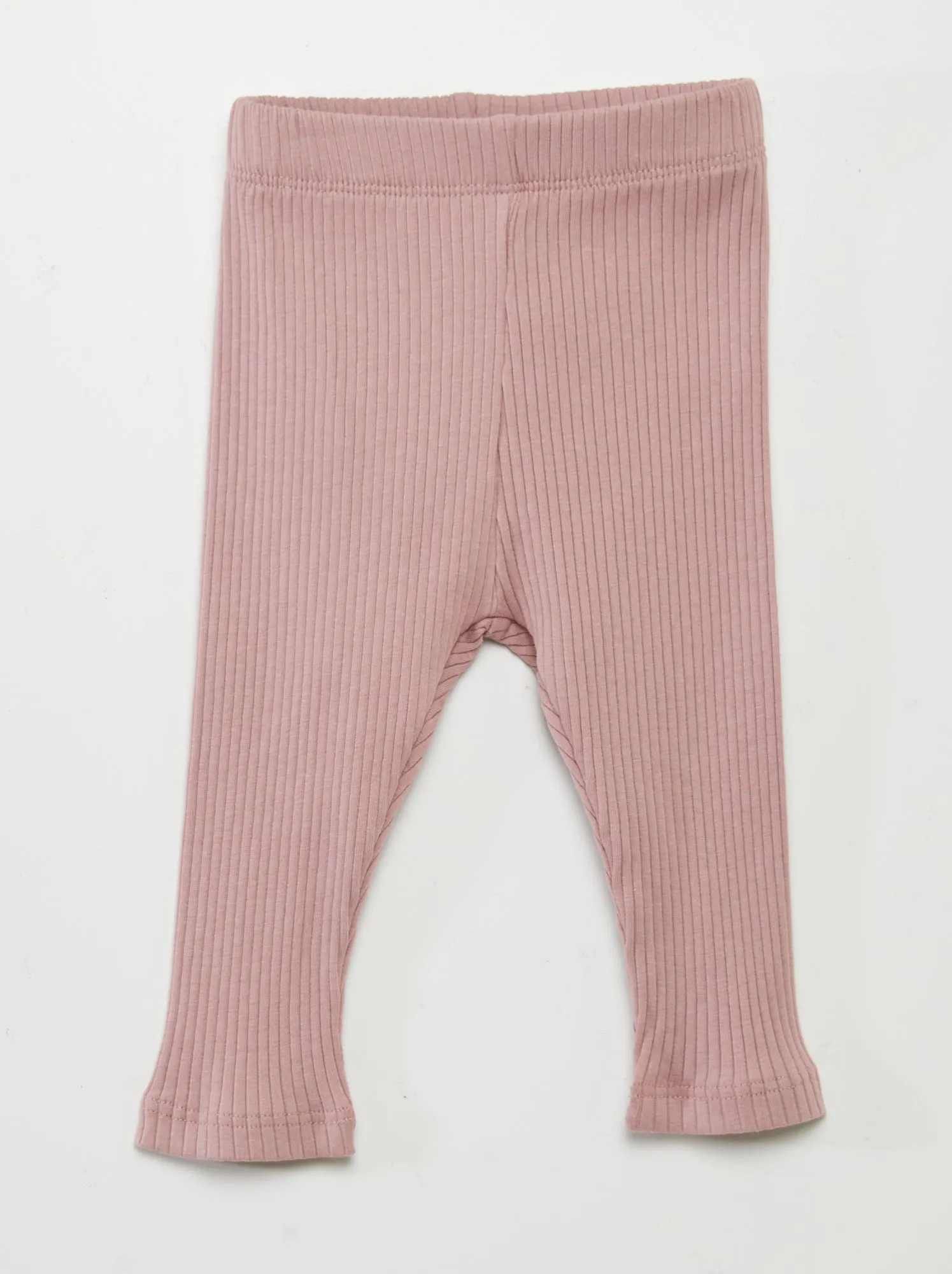 Set di 2 leggings a coste - BEIGE