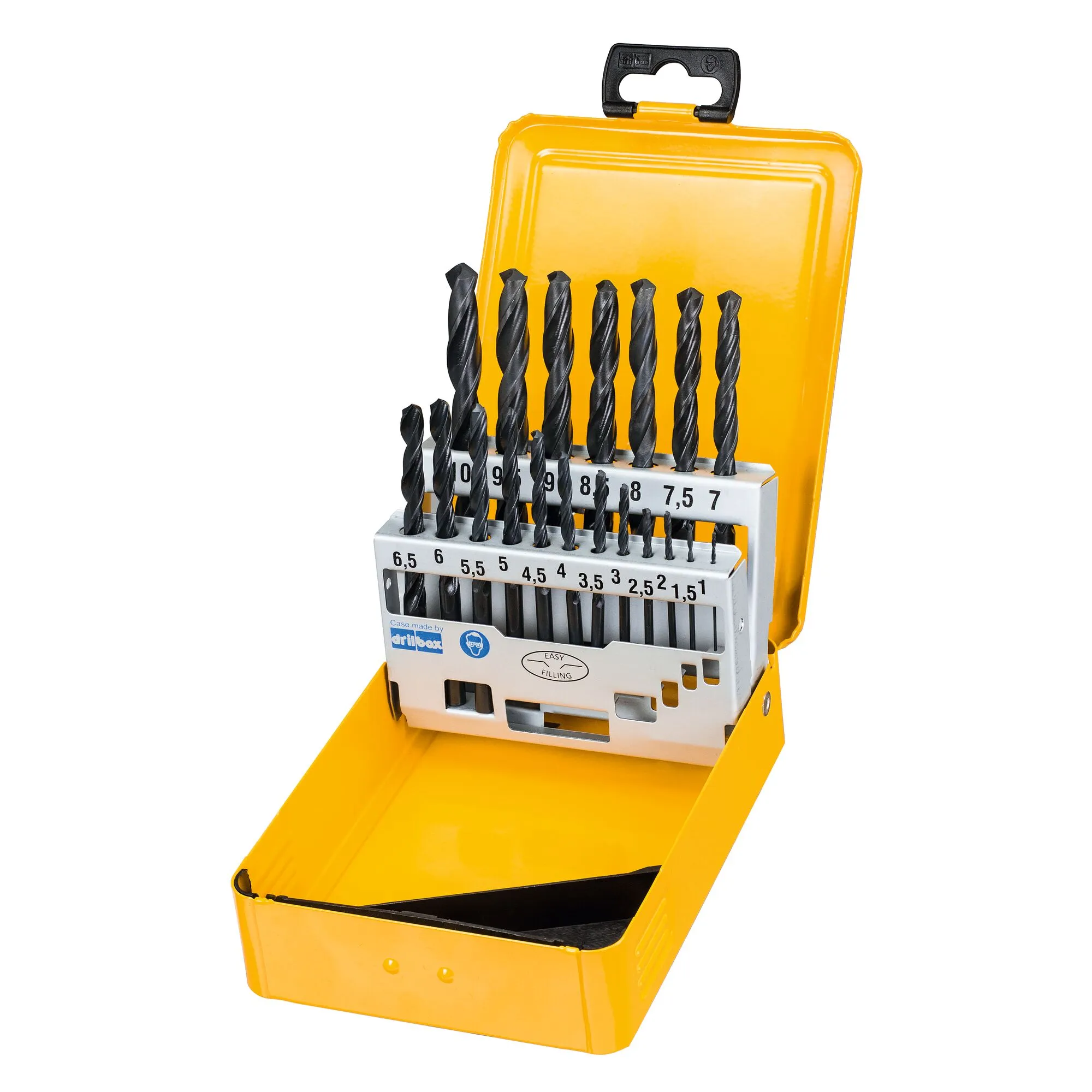 Set punte per trapano DeWALT in HSS-R, Ø da 1mm a 10mm, 19 pezzi