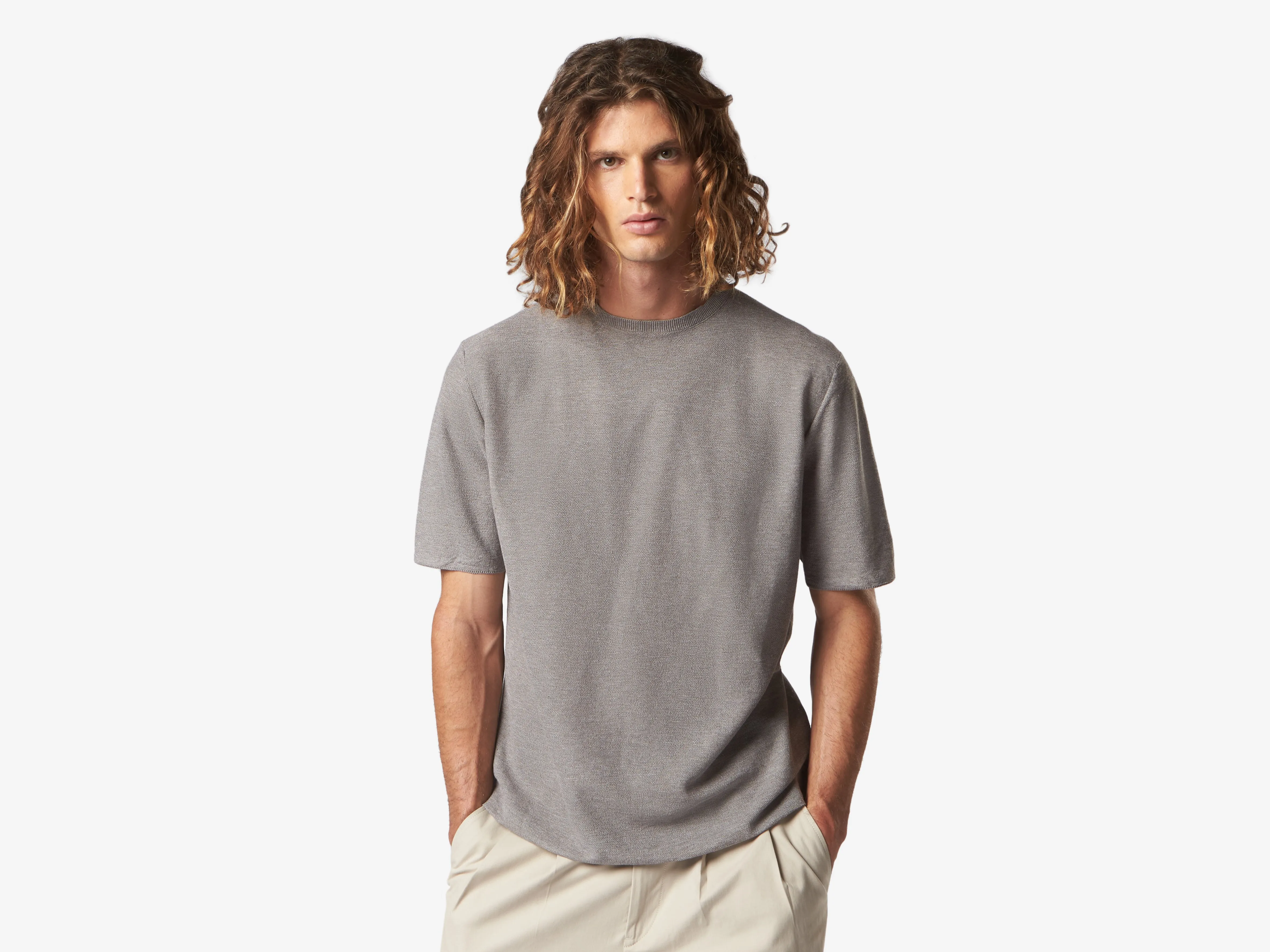 Short Knit T-Shirt