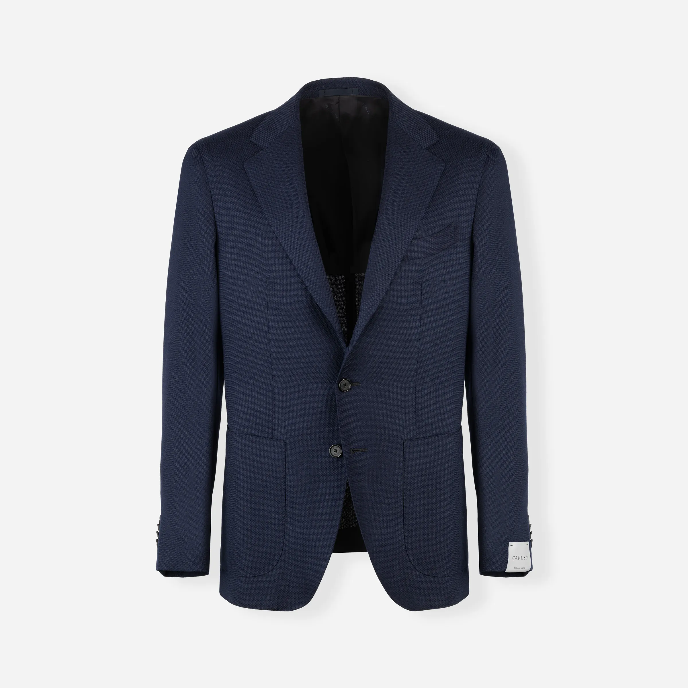 Single-breasted wool jacket