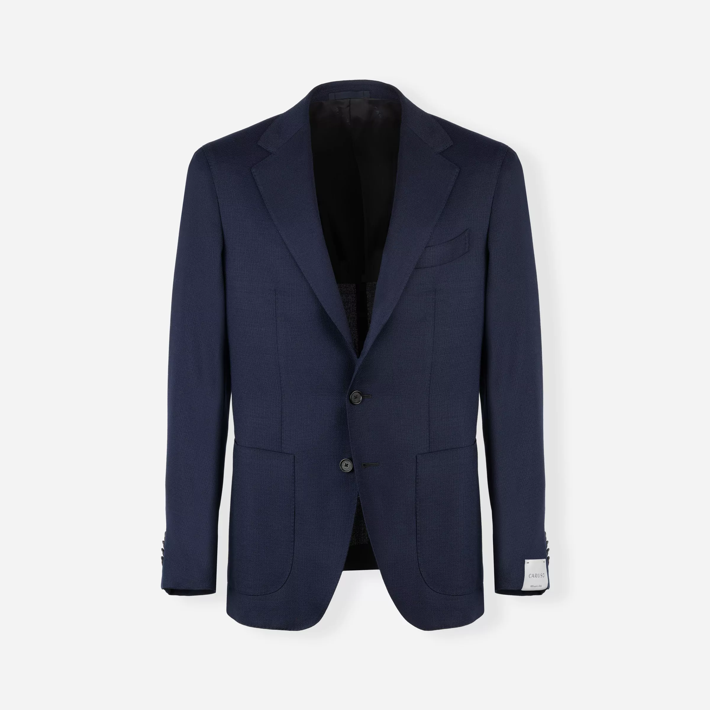 Single-breasted wool jacket