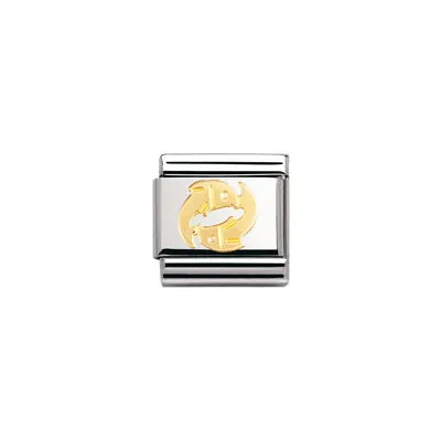 Singola maglia Simbolo Zodiacale Pesci Nomination Composable 030104/12