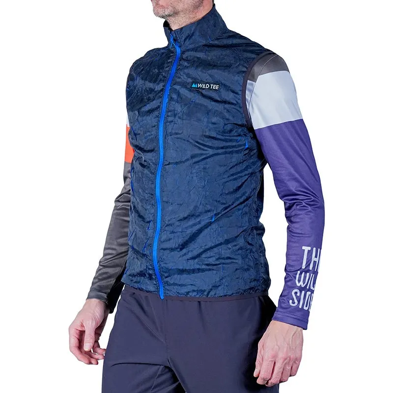 Smanicato antivento Lava Blu Uomo