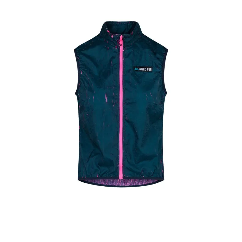 Smanicato antivento Lava Blu/Fucsia Donna