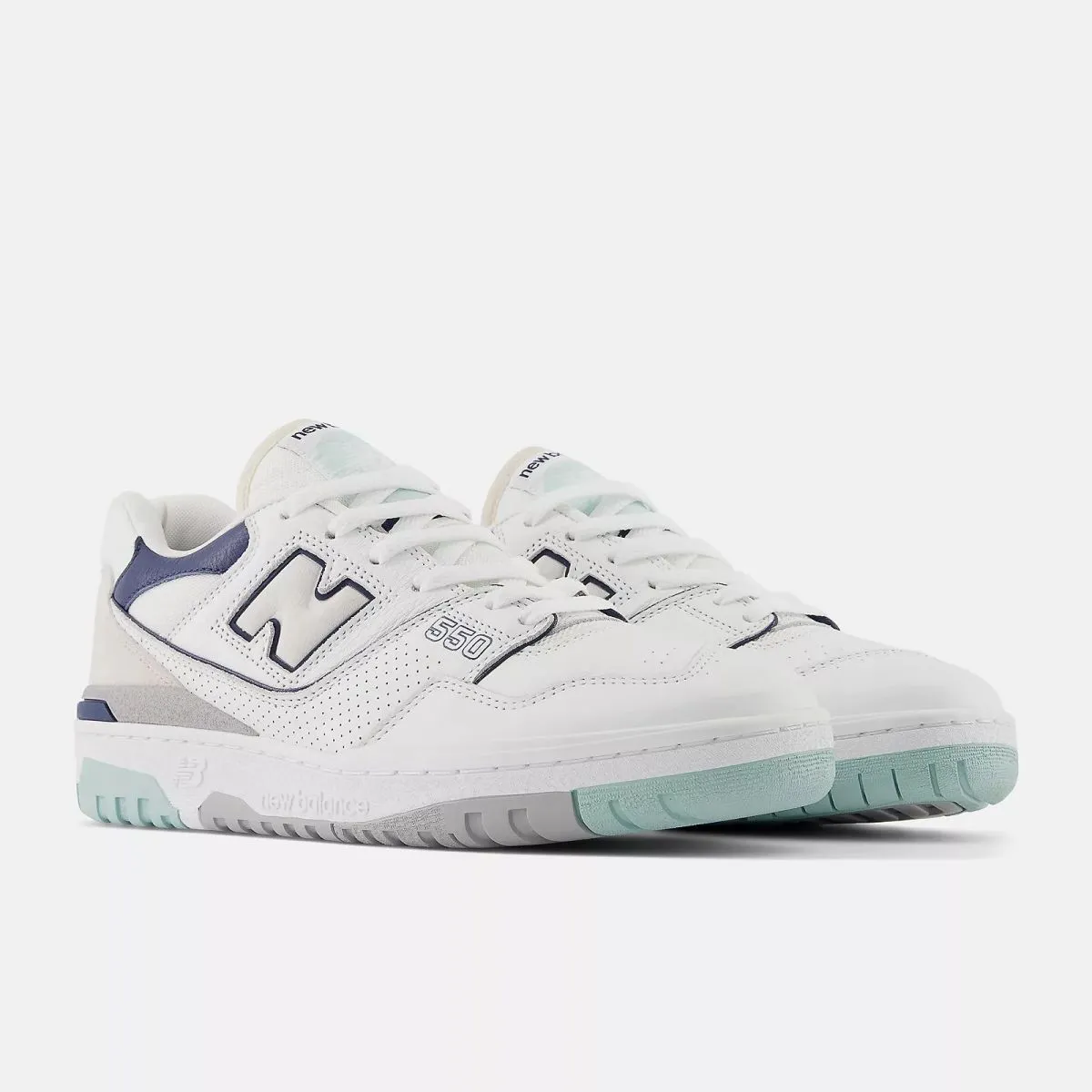 SNEAKERS  NEW BALANCE BB550WCA WHITE/AQUAMARINE