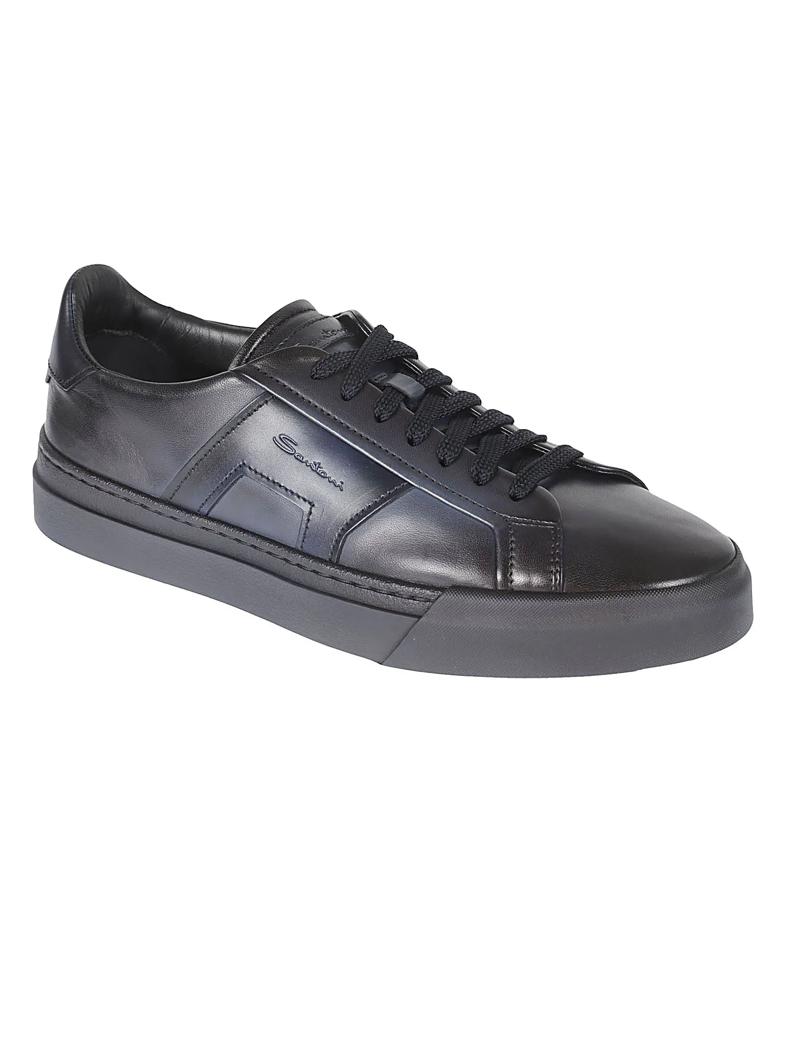 SNEAKERS PELLE SANTONI  UOMO MBGT21779OCNRGONU60