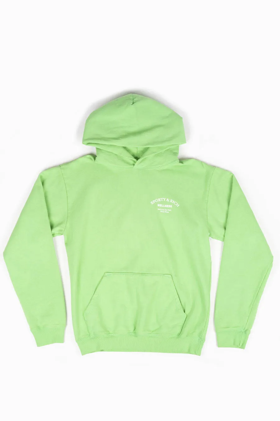 SPORTY AND RICH WELLNESS STUDIO HOODIE CILANTRO