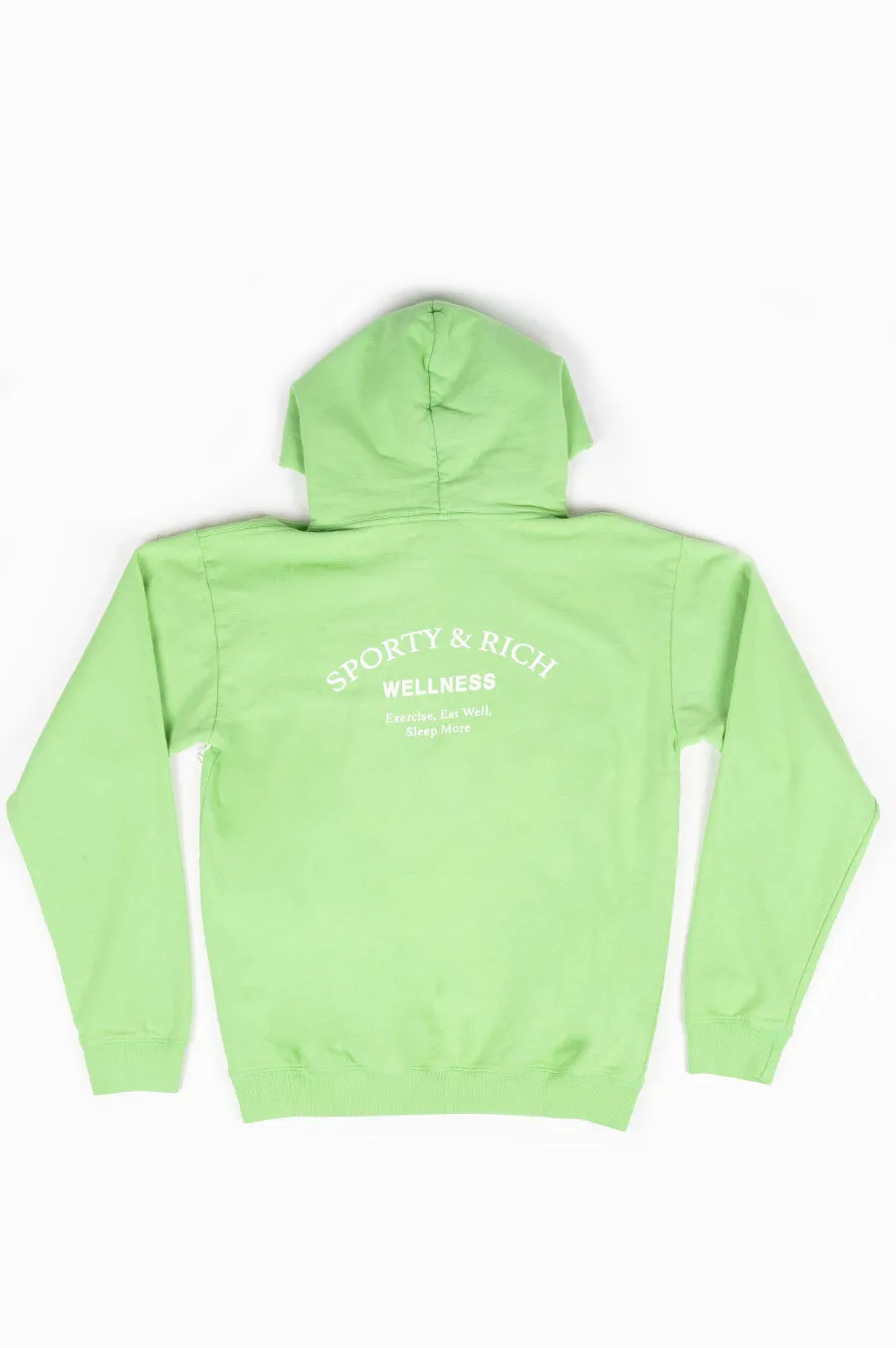 SPORTY AND RICH WELLNESS STUDIO HOODIE CILANTRO
