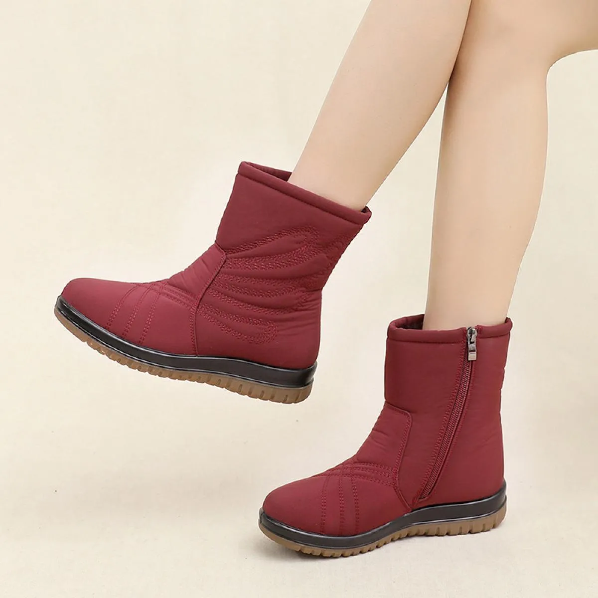 Stivali da donna 2022 nuovi stivali da neve da donna invernali scarpe di peluche Botas Mujer stivali invernali da donna alla mod