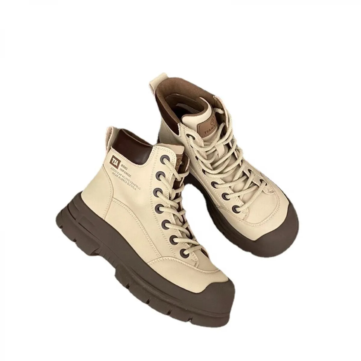 Stivali da moto invernali Scarpe da donna Stivali Chelsea 2023 Stivali da gladiatore con tacco medio di nuova moda di lusso Pomp