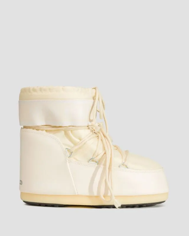 Stivali da neve beige da donna Moon Boot Icon Low Nylon