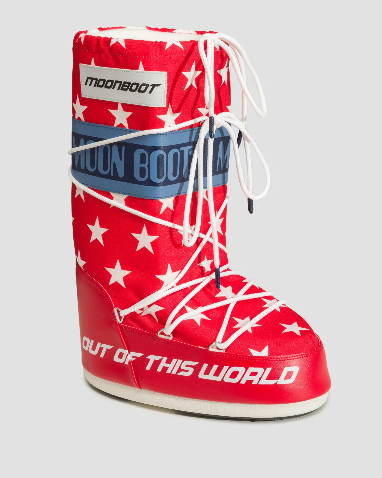 Stivali da neve da bambino Moon Boot Icon Retrobiker Rossi 14028600D-3