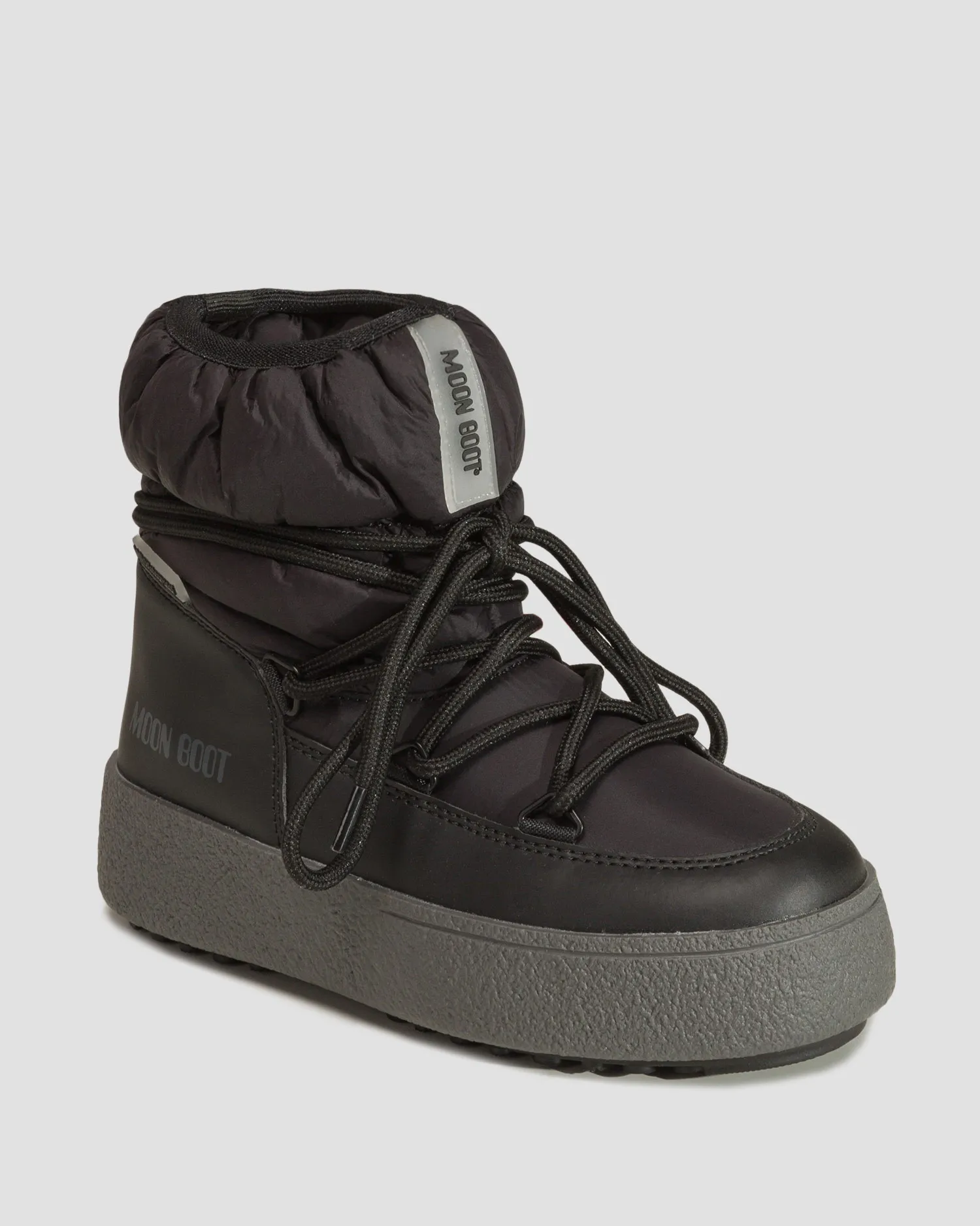 Stivali da neve da bambino Moon Boot Jtrack Low Nylon Wp Neri 34300300D-1