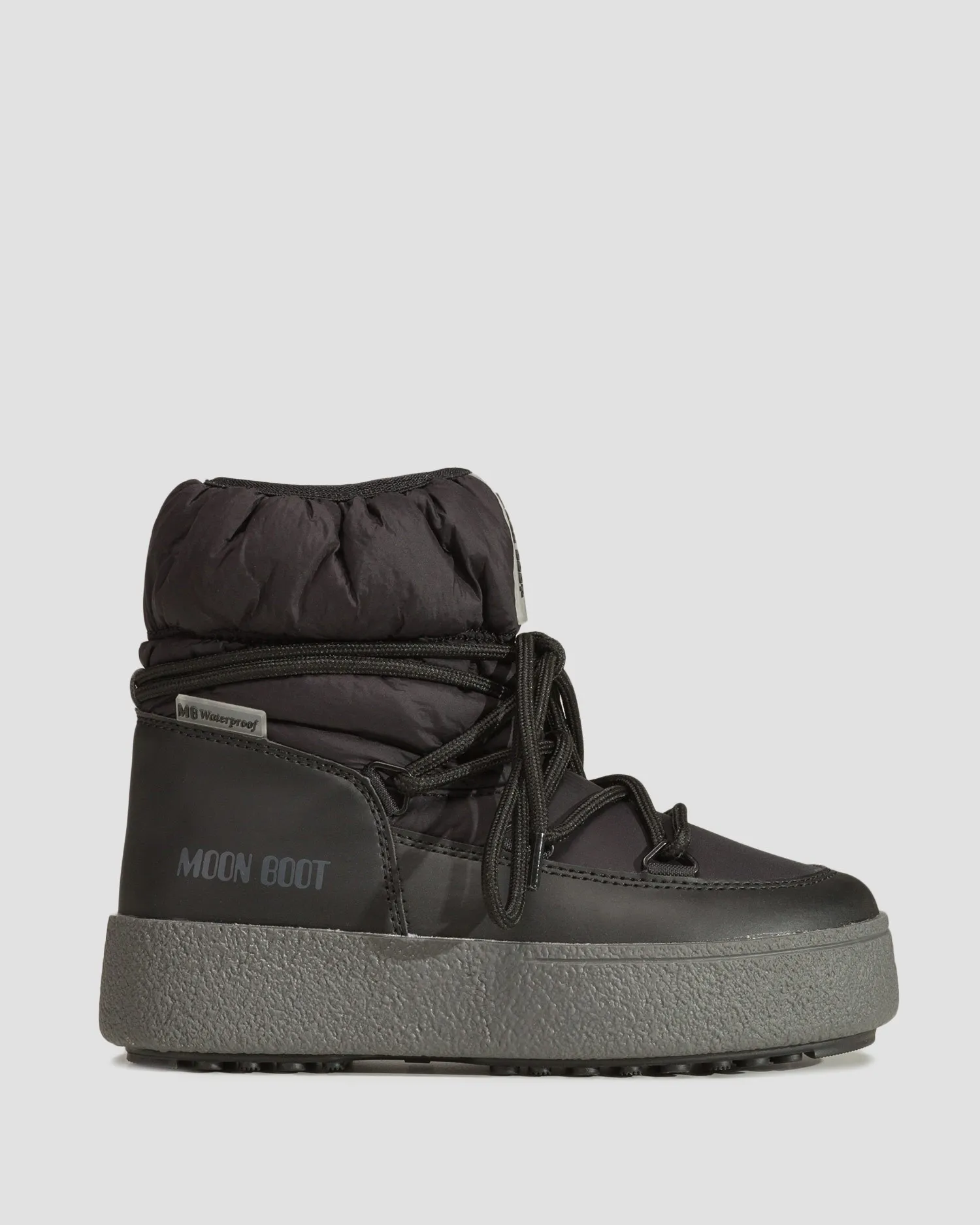 Stivali da neve da bambino Moon Boot Jtrack Low Nylon Wp Neri 34300300D-1
