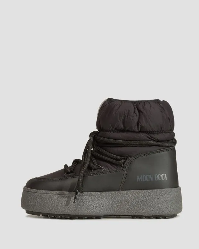 Stivali da neve da bambino Moon Boot Jtrack Low Nylon Wp Neri