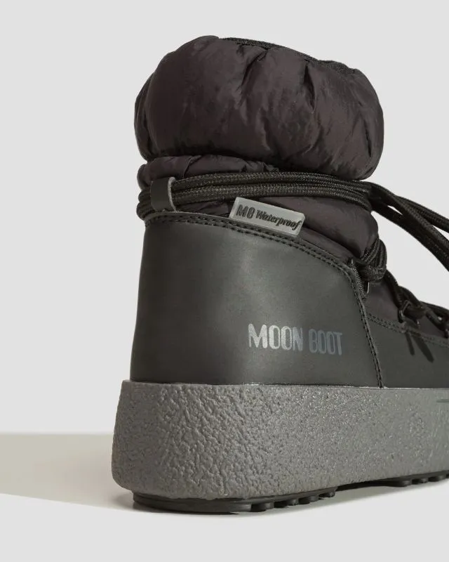 Stivali da neve da bambino Moon Boot Jtrack Low Nylon Wp Neri