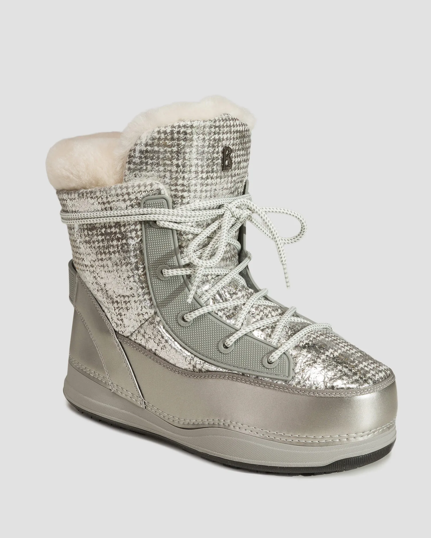 Stivali da neve da donna BOGNER Verbier 2 argento 32347324-14