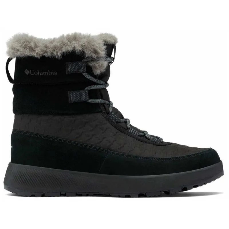 Stivali da neve da donna Columbia Slopeside Peak Luxe (nero/grafite)