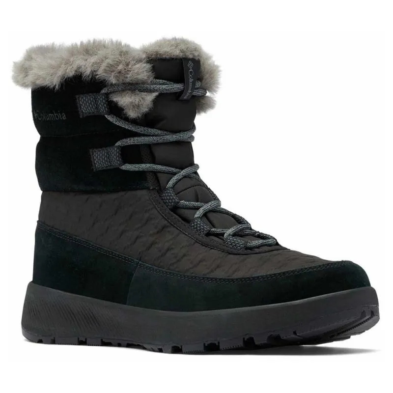 Stivali da neve da donna Columbia Slopeside Peak Luxe (nero/grafite)