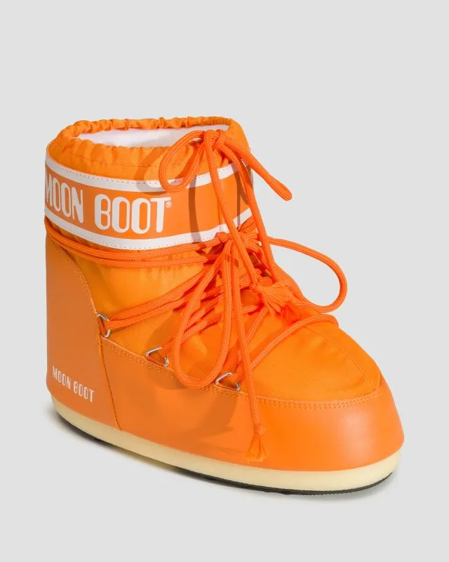 Stivali da neve da donna Moon Boot Icon Low Nylon Arancioni